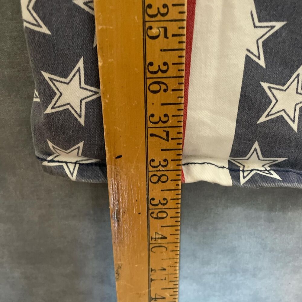 Free People Red, White, and Blue Star Flare Pants - Picture 4 of 8